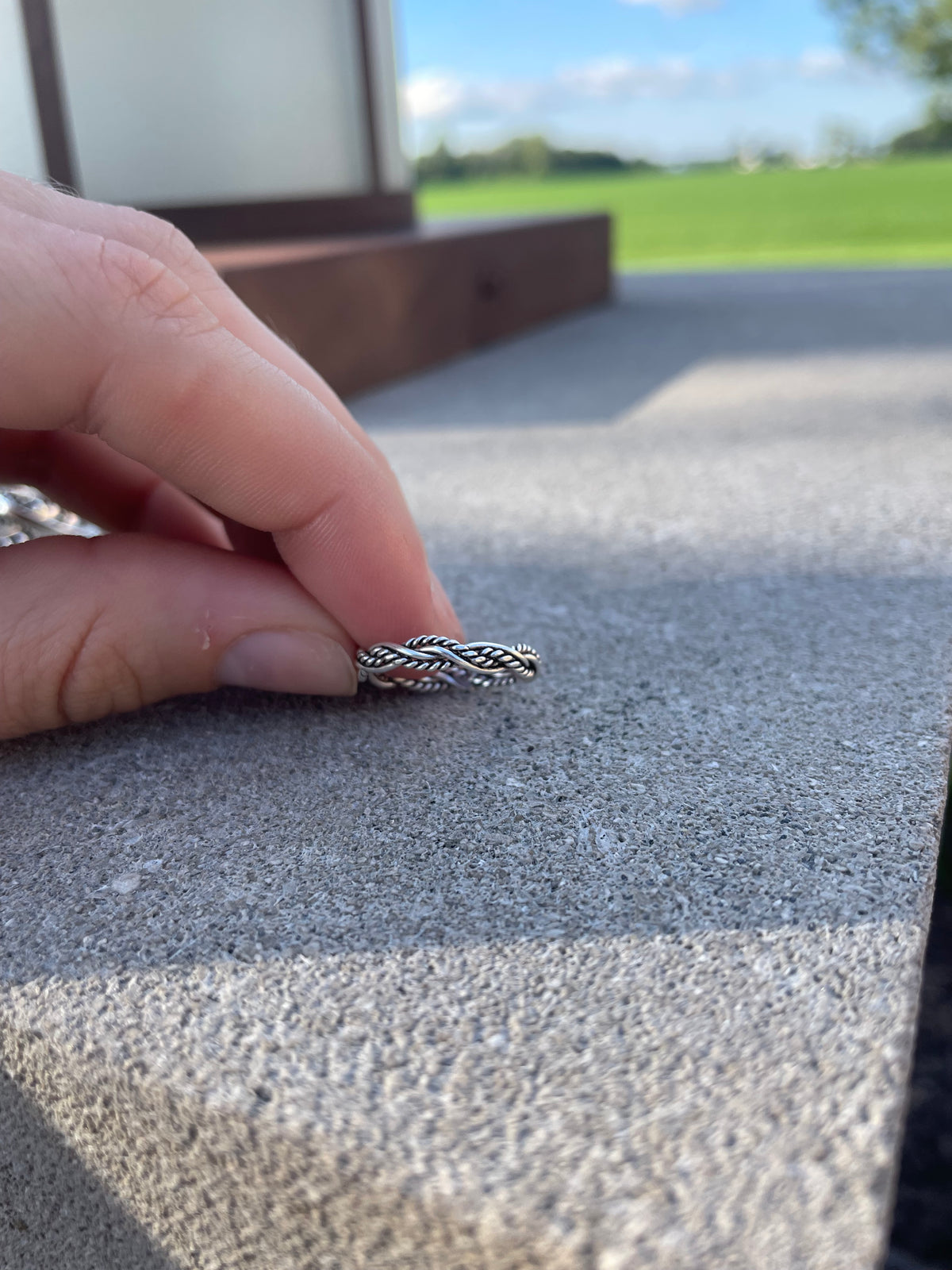 Sterling Silver Braided Ring