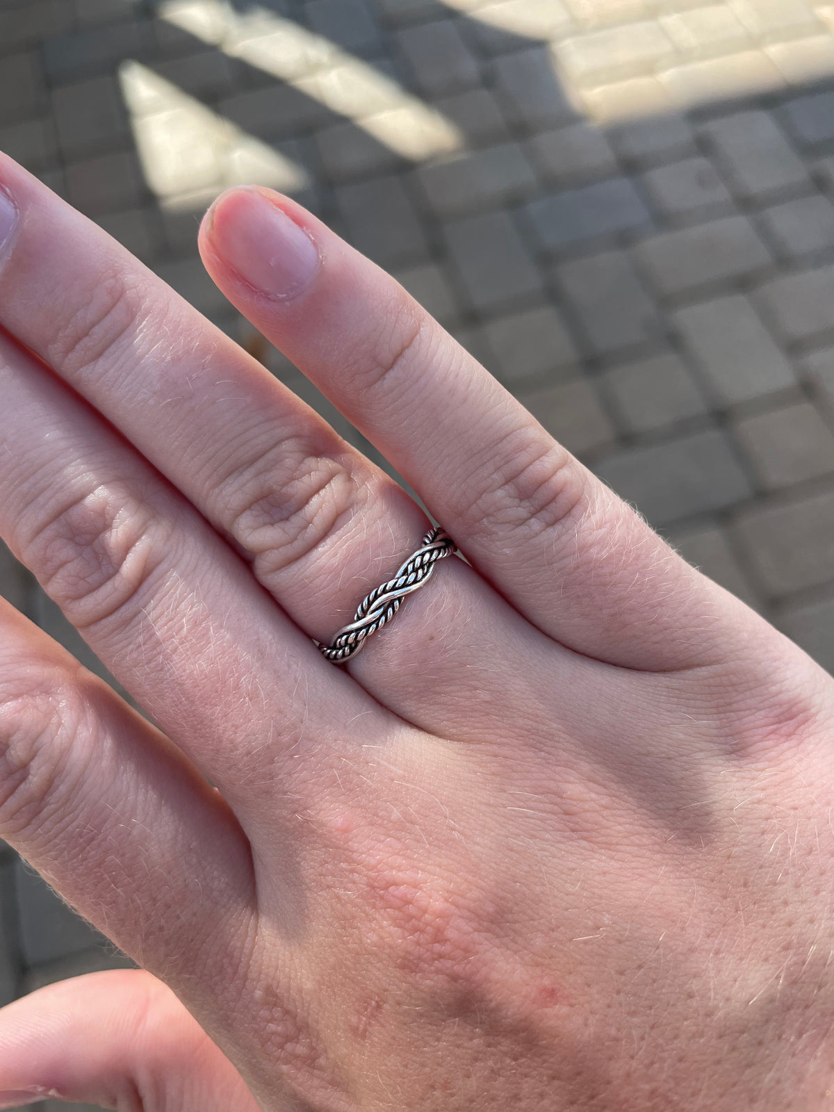 Sterling Silver Braided Ring